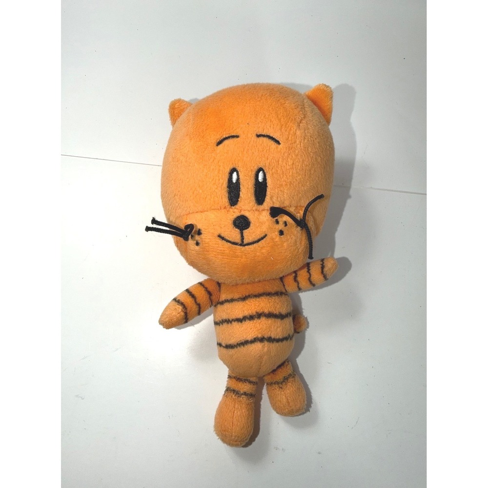 Dav Pilkey Dog Man Li'l Petey Plush Stuffed Animal Orange Cat 7.5 Inch